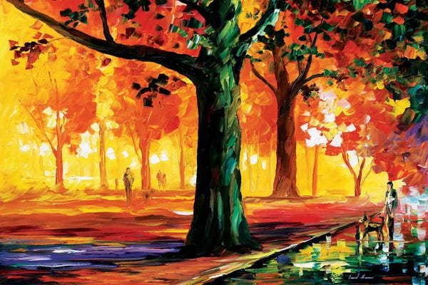 Rain: The Light Of The Night by Leonid Afremov