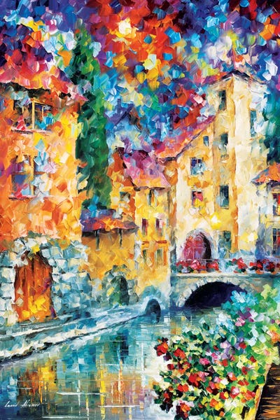 Leonid Afremov: The Window To The Past by Leonid Afremov
