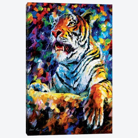 Tiger Canvas Print #LEA91} by Leonid Afremov Canvas Art