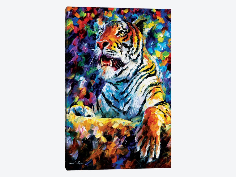 Tiger by Leonid Afremov 1-piece Canvas Art Print