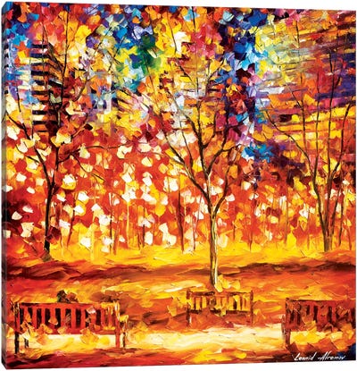 View From The Park Canvas Art Print - Leonid Afremov