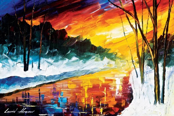 Leonid Afremov: Winter Emotion by Leonid Afremov