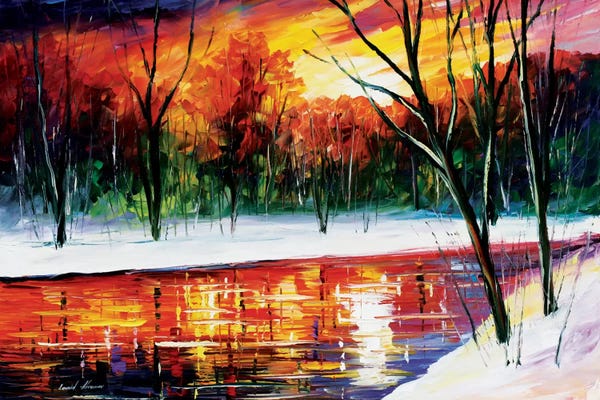 Leonid Afremov: Winter Spirit by Leonid Afremov