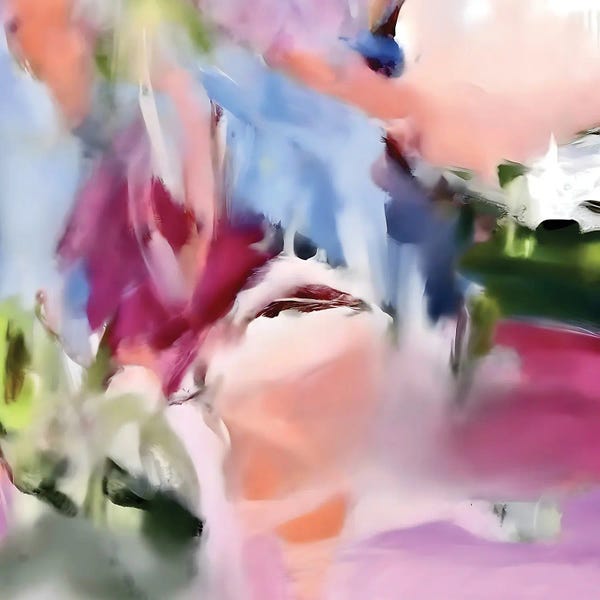 Abstract Expressionism: Bouquet Of Flowers by Luise Ellerbrock Art