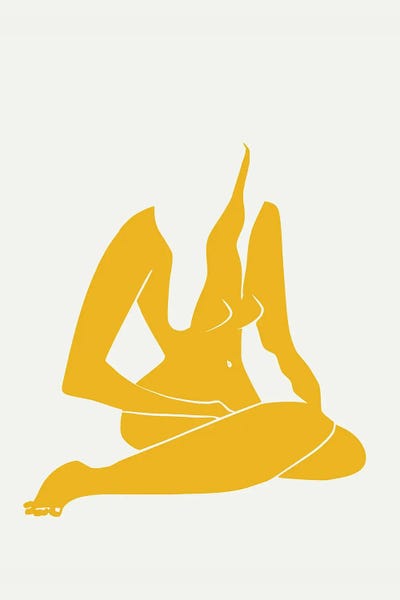 The Cut Outs Collection: Long Hair In Nude by Little Dean