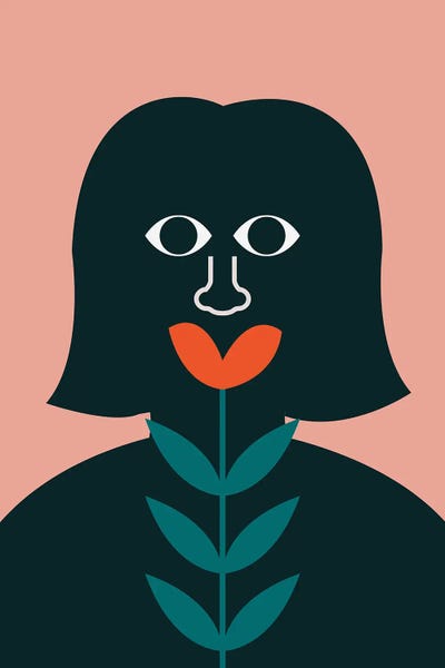 Native Portrait by Little Dean art print