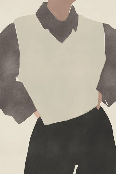 Neutrals by Little Dean art print