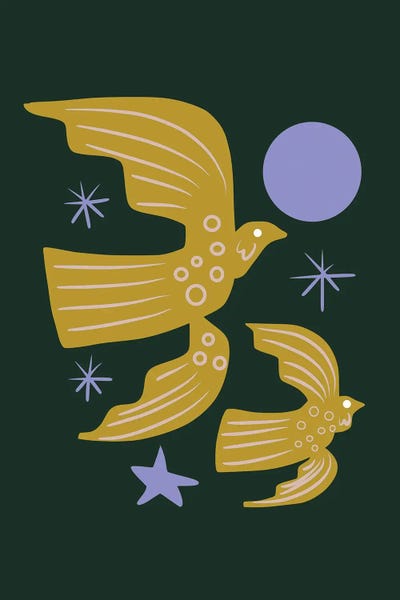 Doves & Pigeons: Nocturnal Dove by Little Dean