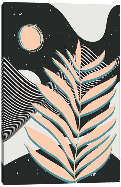 Palm Leaf Astrology Canvas Art Print - Little Dean