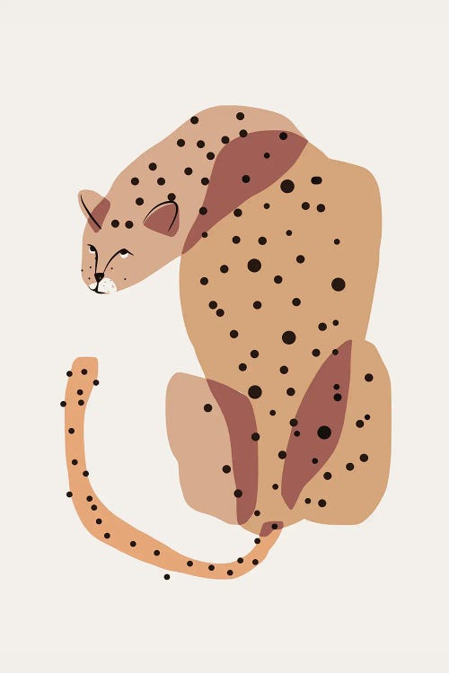 Abstract Shapes Leopard