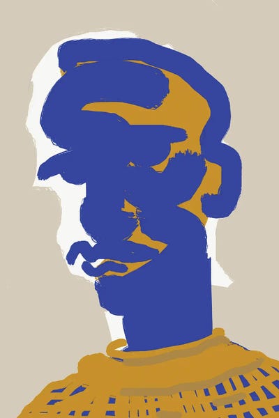 The Cut Outs Collection: Portrait Of A Butler by Little Dean