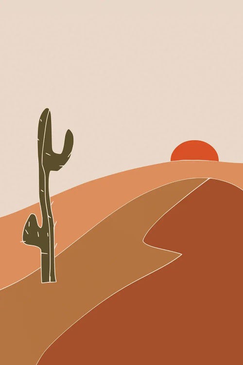 Southwest Sunset by Little Dean wall art
