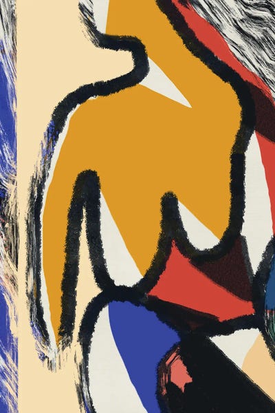 All Things Picasso: Summer Nude Bold Abstract by Little Dean