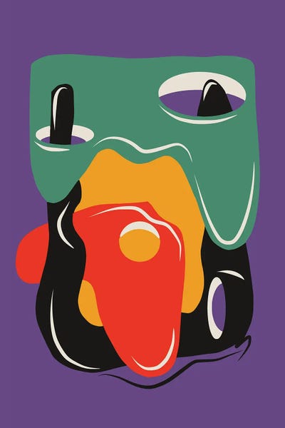 Surreal Liquid Abstract by Little Dean art print