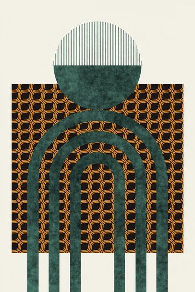 Textured Mid Century Composition V