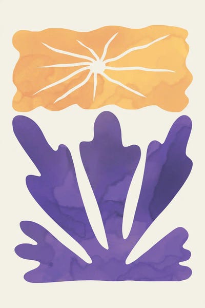 Giclee Features: Flower In Purple by Little Dean