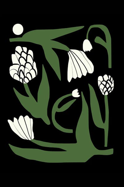 All Things Matisse: White Flower Arrangement by Little Dean