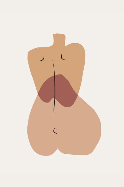 The Cut Outs Collection: Abstract Torso by Little Dean