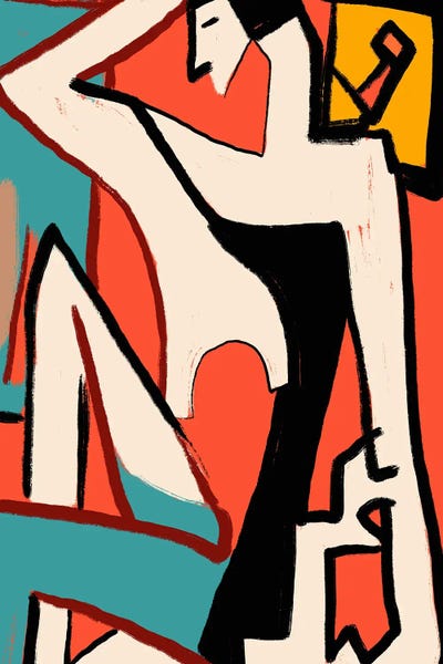 Mannequin For Study by Little Dean metal wall art