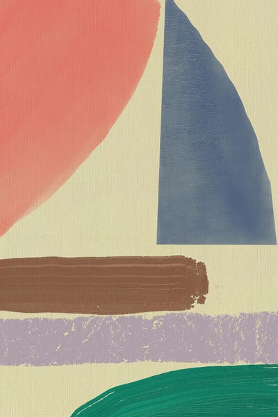 Little Dean: Geometric Oil Painting by Little Dean