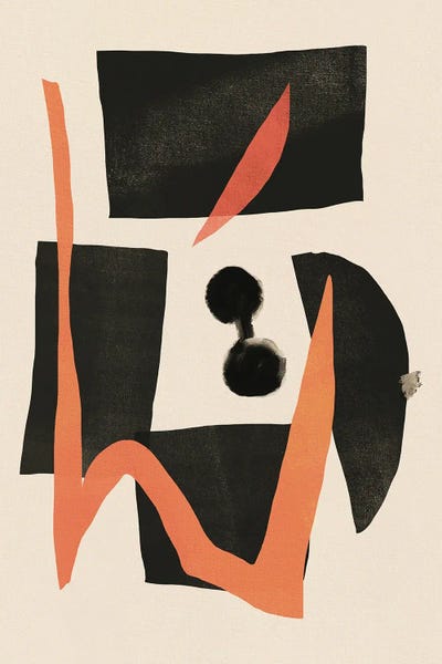 Mid Century Modern Abstract by Little Dean metal wall art