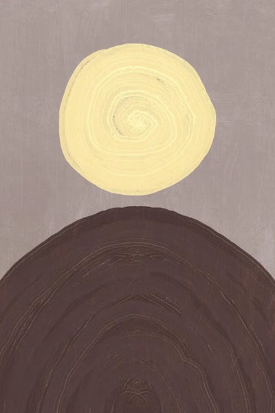 Little Dean: Geometric Yellow Sun by Little Dean