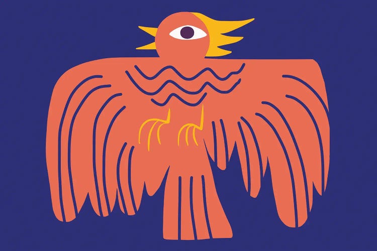 Ancient Phoenix Symbol