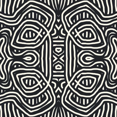 Black Stripe II by Little Dean art print