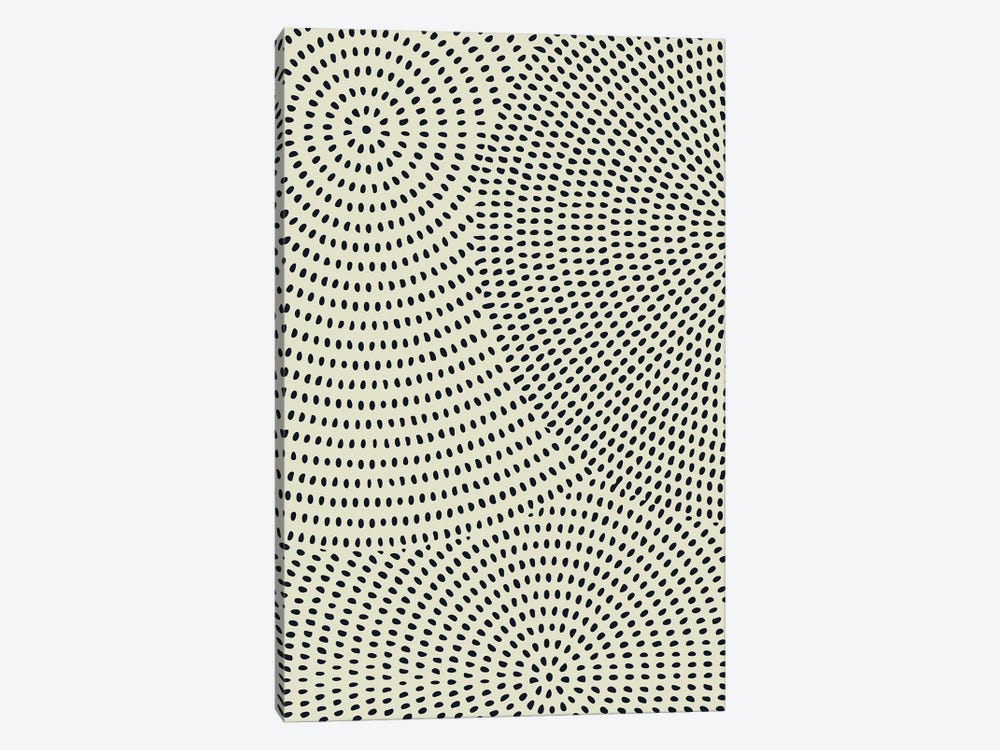 Circles Of Dots by Little Dean 1-piece Canvas Wall Art