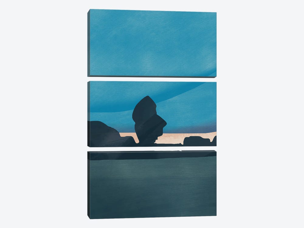 Evening Cloud by Little Dean 3-piece Canvas Print