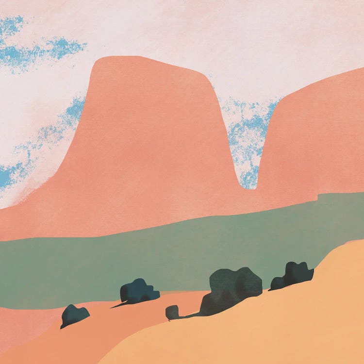 Four Shrubs by Little Dean wall art