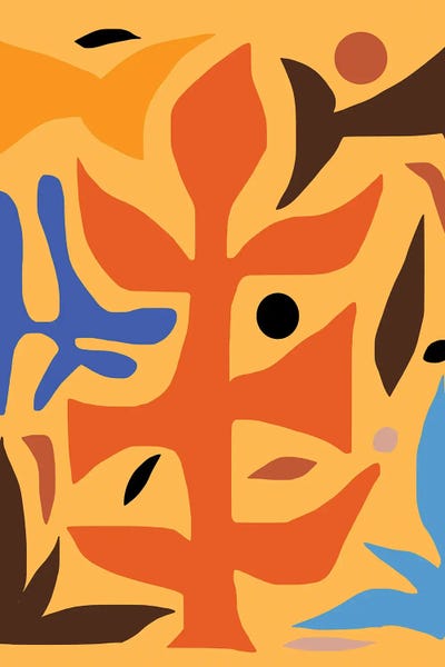 The Cut Outs Collection: Forest Cut Out Abstract by Little Dean