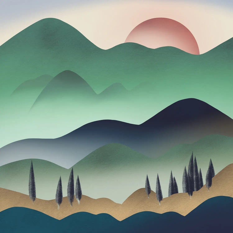 Gold Hill by Little Dean wall art