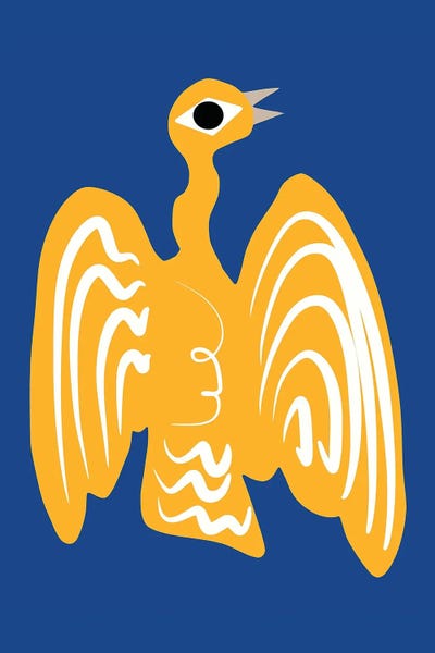 Asian Artists: Golden Goose Illustration by Little Dean