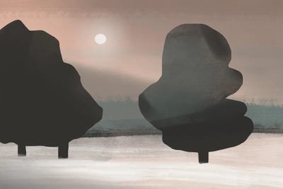 Hard Moonlight by Little Dean art print