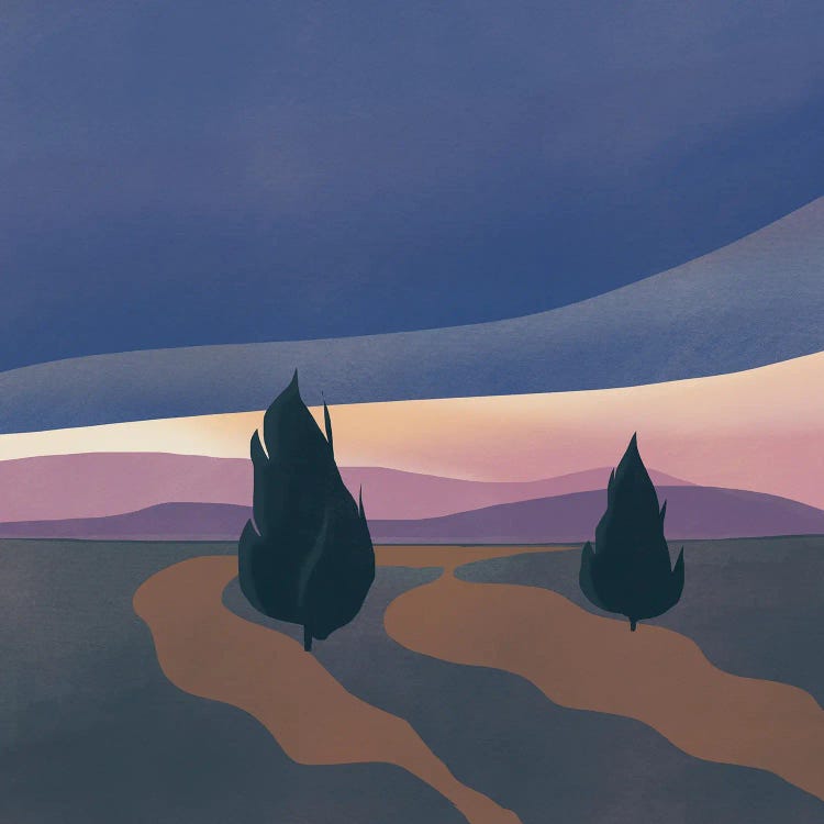 Heavy Evening Cloud by Little Dean wall art