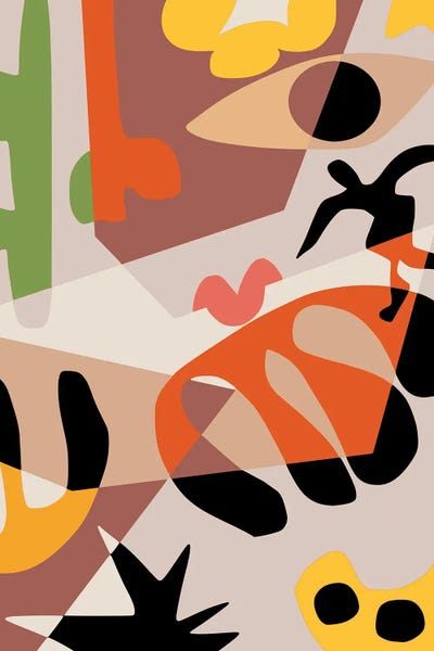 The Cut Outs Collection: Jumpy Abstract Collage by Little Dean