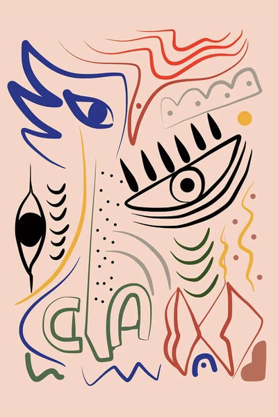 The Cut Outs Collection: Line Art Bizarre Creature by Little Dean