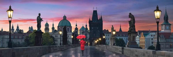 Czech Republic: Dawn at Charles Bridge by Lee Sie