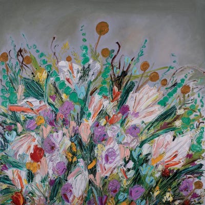 Farm Wildflowers by Shalimar Legaspi framed wall art