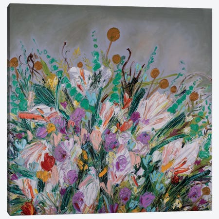 Farm Wildflowers Canvas Print #LEG16} by Shalimar Legaspi Canvas Art Print