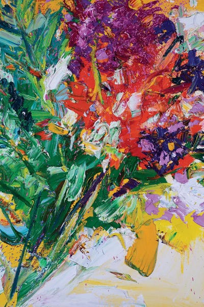 Shalimar Legaspi: Fresh Flowers and White Laced Ribbons by Shalimar Legaspi