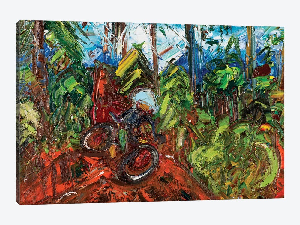 Mt Mitchell Off-Road by Shalimar Legaspi 1-piece Canvas Art Print