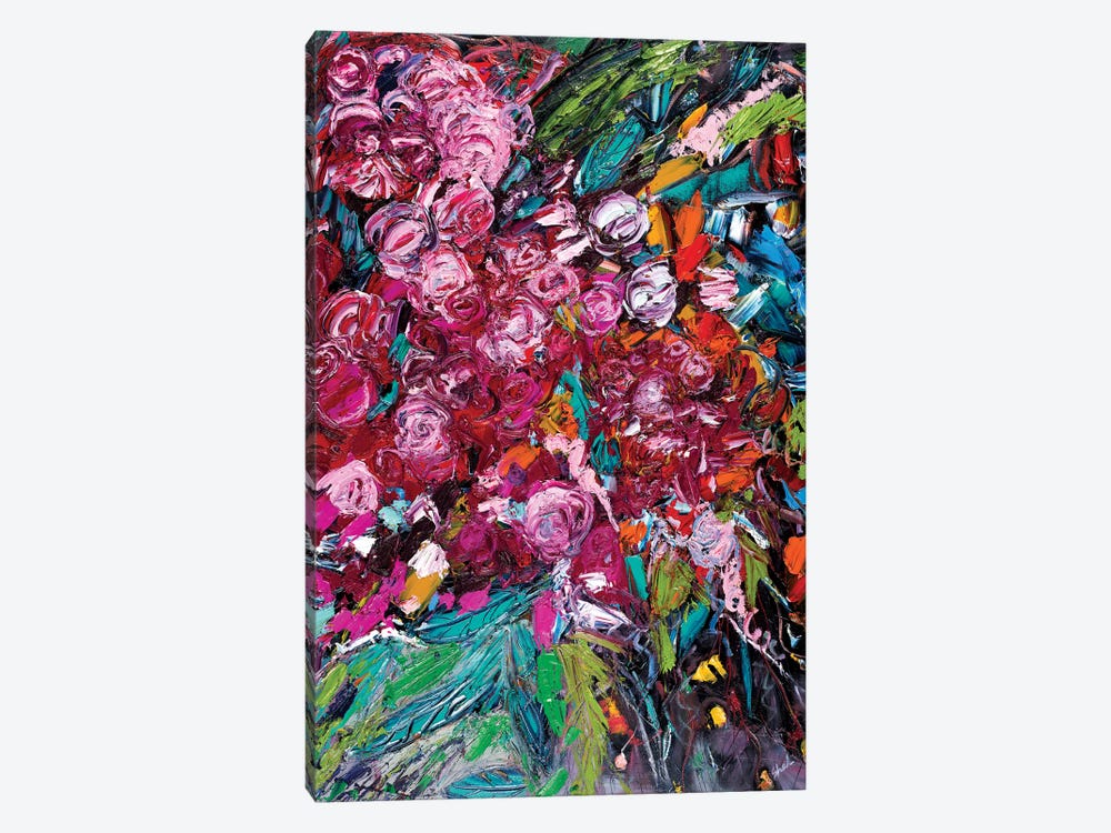 Pile Of Peonies by Shalimar Legaspi 1-piece Canvas Print