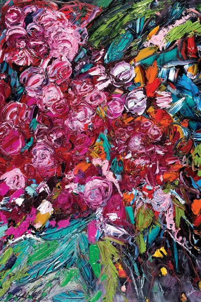 Shalimar Legaspi: Pile Of Peonies by Shalimar Legaspi