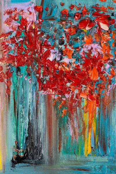 Raining Petals by Shalimar Legaspi framed wall art