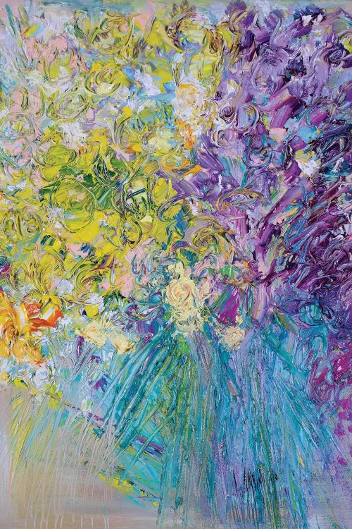 Welcome Home Flowers by Shalimar Legaspi canvas print