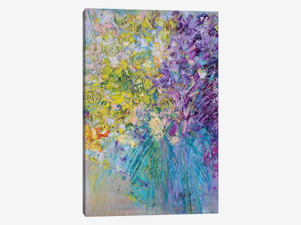 Welcome Home Flowers by Shalimar Legaspi 1-piece Canvas Artwork