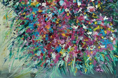 Wild Hearts Wildflowers by Shalimar Legaspi framed wall art