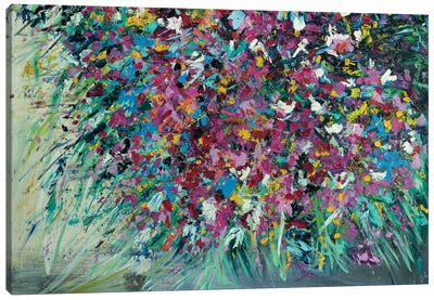 Wild Hearts Wildflowers Canvas Art Print